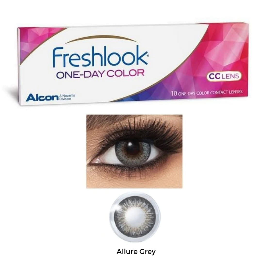 Freshlook One Day Allure Grey CC(10 Lens Pack)